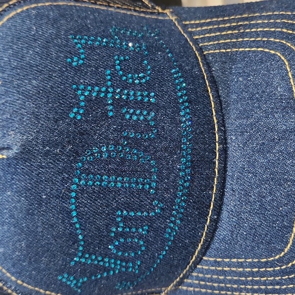 🔹️Von Dutch 🔹️Dark Stone Denim Trucker Hat - 🔹️Dark Denim NWT - Picture 5 of 5